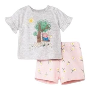 Hasbro Baby Girls Peppa Pig Top and Bottom Set